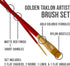 U.S. Art Supply Golden Taklon 7-Piece Nylon Hair Artist Paint Brush Set...