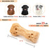 Dog Chew Toys Pine Wood and Nylon Tough Dog Toys for Aggressive Chewers Real Bacon Indestructible Dog Toys to Keep Them Busy...