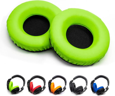 Stylish Color Options Dj Work Ear Pads Foam Cushion Compatible with Pioneer Hdj-X5 X5bt Hdj-X7 X7bt Hdj-X10 Dj Headset Headphone (Green Ear Pads L...
