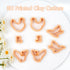 Puocaon Farm Polymer Clay Cutters - 8 Pcs Chicken Clay Cutters for Polymer Clay Jewelry, Goose Polymer Clay Cutters for Jewelry Making, Special Ch...