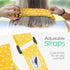 San Francisco Baby Nursing Cover, Breathable 360° Nursing Cover Up, Privacy Breastfeeding Blanket - Luxury Yellow...