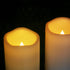 Outdoor Waterproof Candles Battery Operated 3'' x 7'' Flameless Pillar Candle with Timer Flickering Plastic Electric LED Lights for Wedding Party ...