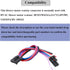 3 Pins Blower Motor Resistor Connector for 8e5h-19e624-a, 89018778, 89019351, 1581773, Compatible with Chevy, GMC Silverado, Tahoe, Suburban, Sier...