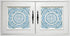 Mudcloth Mandala Stencil, 12.5 x 12.5 inch (L) - Tile Size Reusable African Wall Floor Furniture Stencils for Painting Template...