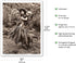 Hawaiian Hula Dancer Ipu (Gourd Drum) IV - Vintage B&W Photograph by Alan Houghton c.1960s - Master Art Print (Unframed) 9in x 12in...