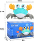 Baby Toys Infant Crawling Crab: Tummy Time Toy Gifts 3-12 Babies Boy Girl 6-12 Months Learning Crawl12-18Months Walking Toddler 36 Months Old Musi...