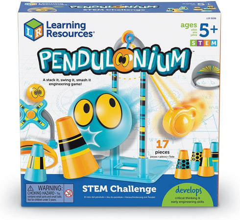 Learning Resources Pendulonium STEM Challenge, Kids Pendulum Game, 16 Pieces, Ages 5+...