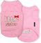 Parisian Pet Dog Cat Clothes Tee Shirts Little Sister T-Shirt, 3XL...