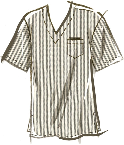 McCall's Men's Wrap Robe, Pullover Nightshirt and Pull-on Pants Sleepwear Sewing Pattern Kit, Design Code M8443, Sizes S-M-L-XL-XXL-XXXL, Multicol...