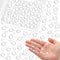 1050 Pieces Clear Water Dewdrop Embellishments, CCOZN Card Making Supplies Clear Beads Water Droplets Waterdrop Resin Beads for DIY Scrapbooking C...
