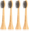 Bamboo Electric Toothbrush Replacement Heads Compatible with Philips Sonicare, Soft Charcoal Infused Bristles...
