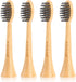 Bamboo Electric Toothbrush Replacement Heads Compatible with Philips Sonicare, Soft Charcoal Infused Bristles...