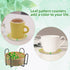 8 Pcs Leaves Diamond Painting Coasters Kit,Acrylic Diamond Art Coasters with Holder,DIY Green Leave Diamond Painting Coasters for Adults Beginners...