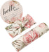 Galabloomer Newborn Receiving Blanket Headband Set Baby Flower Swaddle (vintage flower)...