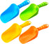 Sloosh Beach Sand Shovels for Kids - 4 Packs Shovels Colorful Scoops Travel Sand Toys for Toddlers Kids Outdoor Digging Play, Heavy Duty Plastic G...