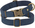 PET ARTIST Nylon Dog Collar for Large Dogs, Heavy Duty Dog Collar with Quick Release Metal Buckle, Soft Padded Blue Dog Collar, Adjustable Durable...