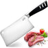 LDC Meat Cleaver 7" Inch Knife - High-Carbon Stainless Steel for Heavy-Duty, Chef Knife for Meat and Vegetable Slicing, Mincing and Chopping....