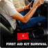 First Aid Kit - 92 Piece Mini Emergency Kits for Car, Basic Outdoor Essentials Survival Trauma Kit Bag, Small Travel Medicine Kit for Home, Sports...