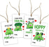 Valentine’s Day Gift Tags Cute Frog Theme DIY Present Wrap Hang Label with Twine Kids Hang Name Label Valentine's Day Anniversary Party Wrapping S...