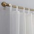 No. 918 Emily Sheer Voile Tab Top Curtain Panel, 59" x 95", White...