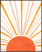 Posterizer 1 pcs-Boho Minimalist Abstract Sunshine-Abstract & Modern Art-Gift for Nature, Surfers and Beach Lovers - Chic Home and Kitchen Decor -...