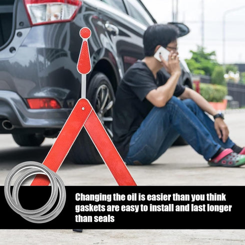 12 PCS Transmission Fluid Gasket Seal Steel Rings, 16mm Oil Drain Plug Gaskets Crush Washers The Part #11126AA000, for Subaru Baja Forester Imprez...