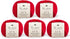 5 Ball (Pack) La Mia Lux Mercerized Cotton, Total 8.8 Oz. 100% Cotton, Each 1.76 Oz (50g) / 150 Yrds (164 m), 2 :Fine-Sport Red - 19...