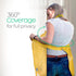 San Francisco Baby Nursing Cover, Breathable 360° Nursing Cover Up, Privacy Breastfeeding Blanket - Luxury Yellow...