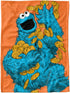 LOGOVISION Sesame Street Lightweight Baby Blanket, 30"X40", Cookie Monster Painted Unisex for Infants Girls & Boys...