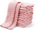 UMANI 12 Pack Kitchen Dish Cloths, Ultra Soft Absorbent Quick Drying Dish Towels, Nonstick Oil Microfiber Cleaning Cloth, Machine Washable Coral F...