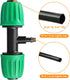 Drip Irrigation Fittings for 1/2 inch Tubing(0.63" OD) to 1/4 inch Irrigation Tubing, 12 Pieces Barbed Tee Drip Parts Twist Locked 3 Way Connector...
