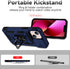Hitaoyou Compatible with iPhone 13 Case, Phone Case iPhone 13,iPhone 13 Case with Camera Cover & Kickstand Military Grade Shockproof Heavy Duty Pr...