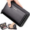 Mens Wallet Long Purse Leather Clutch Large Business Handbag Phone Card Holder Case Gift for Men Father Son Husband Boyfriend...