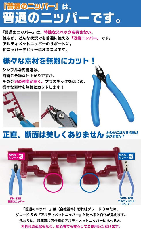 GodHand Nipper PN-125 GH-PN-125 for Plastic Models...
