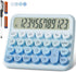 Mechanical Calculator 12 Digit Extra Large 5-Inch LCD Display, DECKLIT Battery Desk Calculator, Big Buttons Easy to Press Office Calculators Deskt...