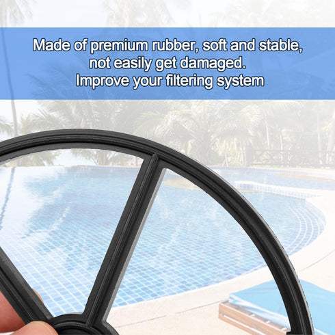 6Pcs Pool Filter Parts Spider Gasket Kit, SPX0710L O-Ring Pool Valve Gasket SP0714T SPX0714CA Pool Pump Replacement Seal Parts for Hayward Vari-Fl...