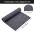 BENECREAT 10 Feetx15.75 Inch Felt Fabric Rolls Felt Non-Woven Sheet 0.1cm Thick Dark Gray Felt, Polyester Felt for Crafts, Quilting Sewing, Garmen...