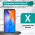 for iPhone X Front Camera Replacement OEM for iPhone 10 New Face Front 7MP Camera Part Flex Cable Connector Facing Lens Module Light Receiver Tran...