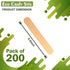 4-1/2" Wooden Craft Grade Ice Cream Stick - Pack of 200 count...