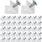 120 Pcs Drawer Wedges with Screws, Drawer Bottom Support Brackets, Fixing Mending Wedges, Plastic Angle Code Bracket Fasteners, Drawer Reinforceme...