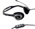 Im320 USB Headset with Adjustable Microphone Noise Cancelling, Wired Headphone for PC, Laptop,Black......