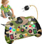 Montessori Busy Board with Led Light Switch, Sensory Montessori Travel Board for Toddlers 1-3, Camouflage Theme Toddler Educational Activities Toy...