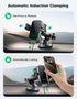 Wireless Car Charger, Auto Clamping Car Phone Holder Charger, 15W Fast Charging Phone Mount for Dash Windshield Vent for iPhone 15 14 13 12 11 Pro...