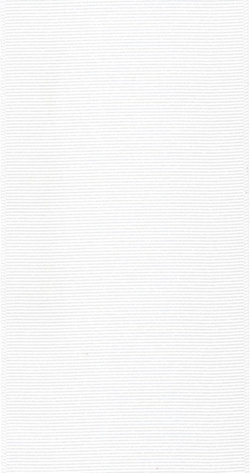 Berwick Offray 3" Grosgrain Ribbon, White, 10 Yards...