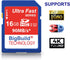 16GB Ultra Fast 90MB/s Memory Card for Canon Digital IXUS 185 Camera, Class 10 SD SDHC...