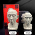 Generic Planar Head Model for Artists Learn Planes of Face, Human Manikin Head for Medical and Artistic Drawing Skecthing Painting, Color White (L...