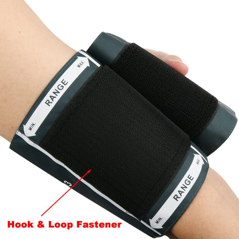 Cosmos Blood Pressure Monitor Replacement Cuff with Metal Air Hose Connector for Blood Pressure Monitor and Machine for 25-35 cm Upper Arm Circumf...