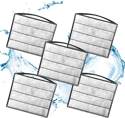 TARARIUM Turtle Tnak Filters Material 5PCS Low Water Level Filters Replacement Aquarium Filters (IX-120 Sponge Clip)...