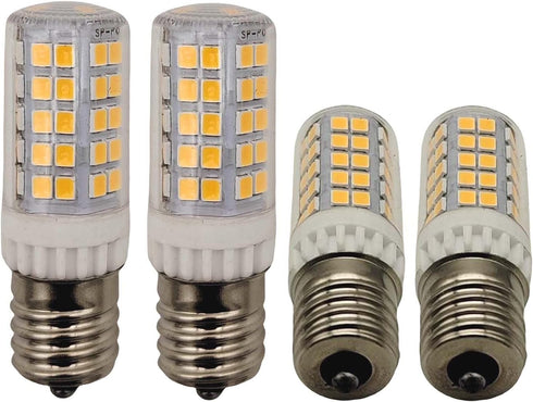 E17 Led Bulb Microwave Oven Light Equivalent 60w Incandescent Warm White Appliance Light for 40w - 60w Type B Candelabra Bulb Dryer Range Hood Ref...