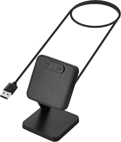 kwmobile Docking Station Compatible with Samsung Galaxy Fit 3 / Huawei Watch Fit 3 - Charging Charger Cable with Stand - Black...